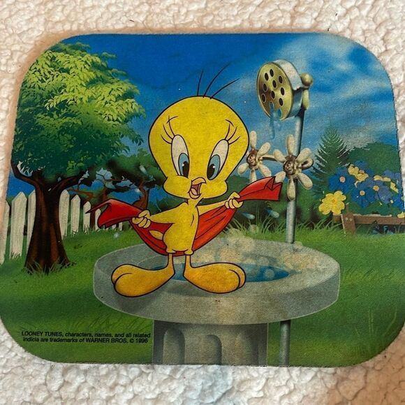 Vintage 1996 tweetie bird mouse pad - Picture 1 of 6